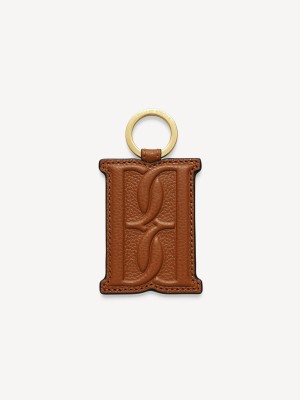 Inne Akcesoria By Malene Birger Monno Leather Keychain Tannin | PL_BB80737