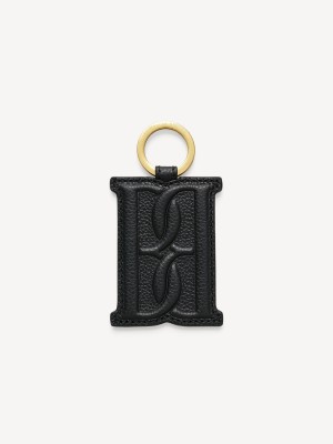 Inne Akcesoria By Malene Birger Monno Leather Keychain Czarne | PL_BB70209