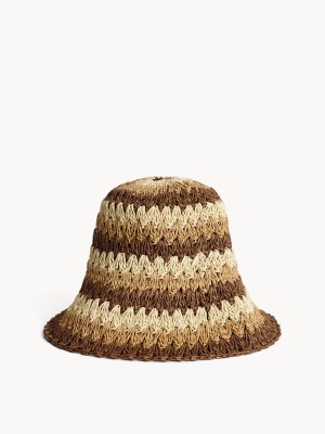 Inne Akcesoria By Malene Birger Strawie Hat Kawa | PL_BB13512