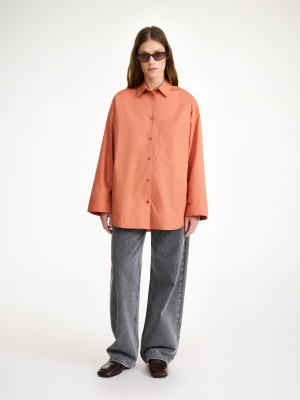 Koszule By Malene Birger Derris Organic Cotton Ciemny | PL_BB92620