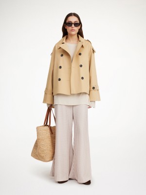 Kurtki By Malene Birger Alisandra Trench Beżowe | PL_BB93663