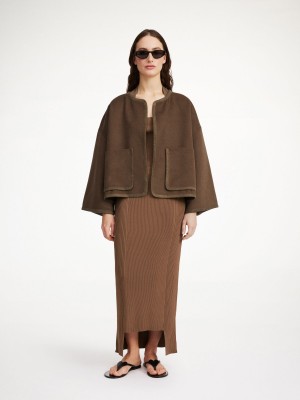 Kurtki By Malene Birger Jacquie Wool Shitake | PL_BB37124