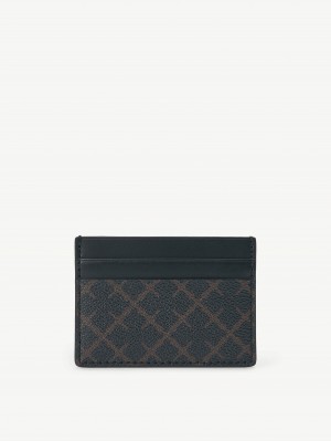 Portfele i wizytowniki By Malene Birger Elia Printed Cardholder Ciemny | PL_BB81333