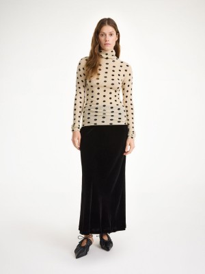 Spódnice By Malene Birger Boshan Midi Czarne | PL_BB87574