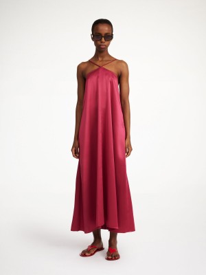 Sukienka By Malene Birger Reganne Maxi Wild berries | PL_BB41349