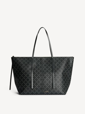 Torby By Malene Birger Luze Tote Charcoal | PL_BB66416