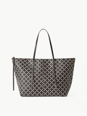 Torby By Malene Birger Luze Tote Czarne | PL_BB33801