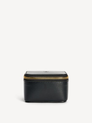 Torby kosmetyczne By Malene Birger Aya Bijoux Jewellery Bag Czarne | PL_BB24401