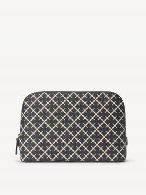 Torby kosmetyczne By Malene Birger Bae Medium Cosmetics Case Czarne | PL_BB28239