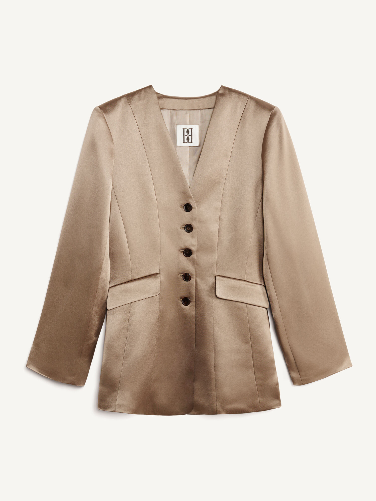 Blezery By Malene Birger Rinnah Single-breasted Shitake | PL_BB36025