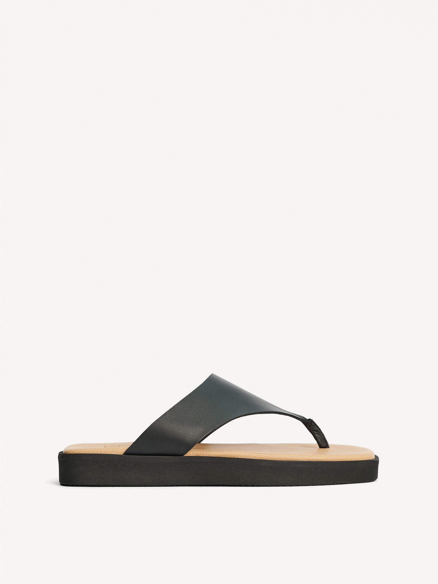 Buty By Malene Birger Marisol Leather Sandals Czarne | PL_BB82420