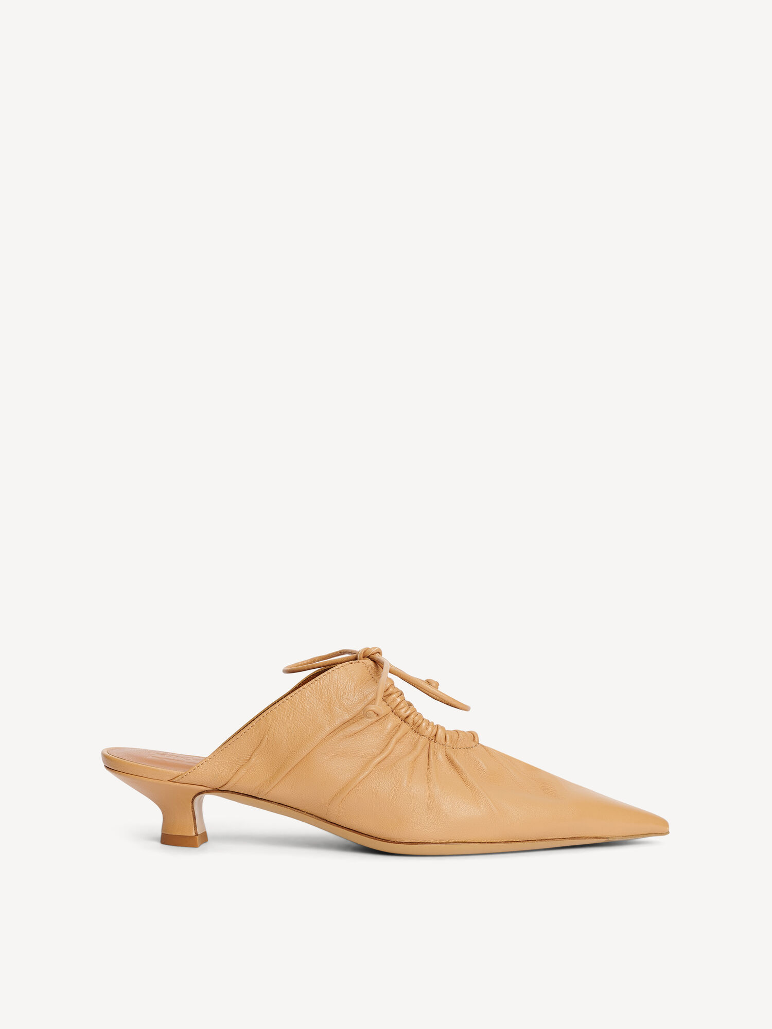 Buty By Malene Birger Masey Leather Mules Beżowe | PL_BB21720