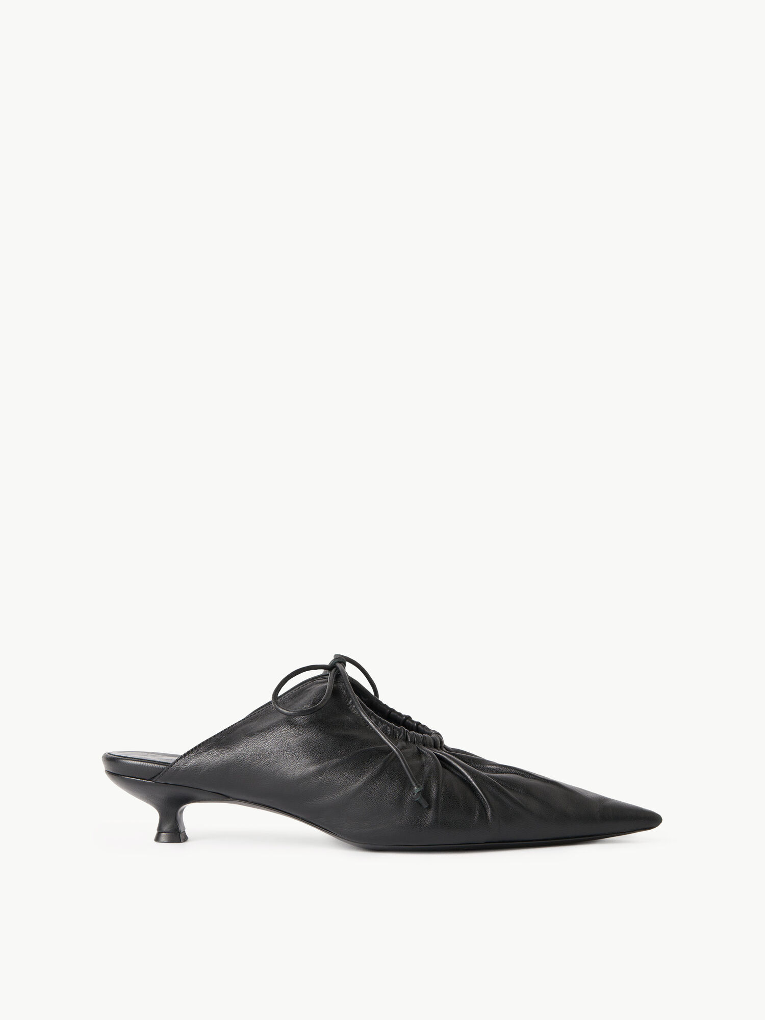 Buty By Malene Birger Masey Leather Mules Czarne | PL_BB35821