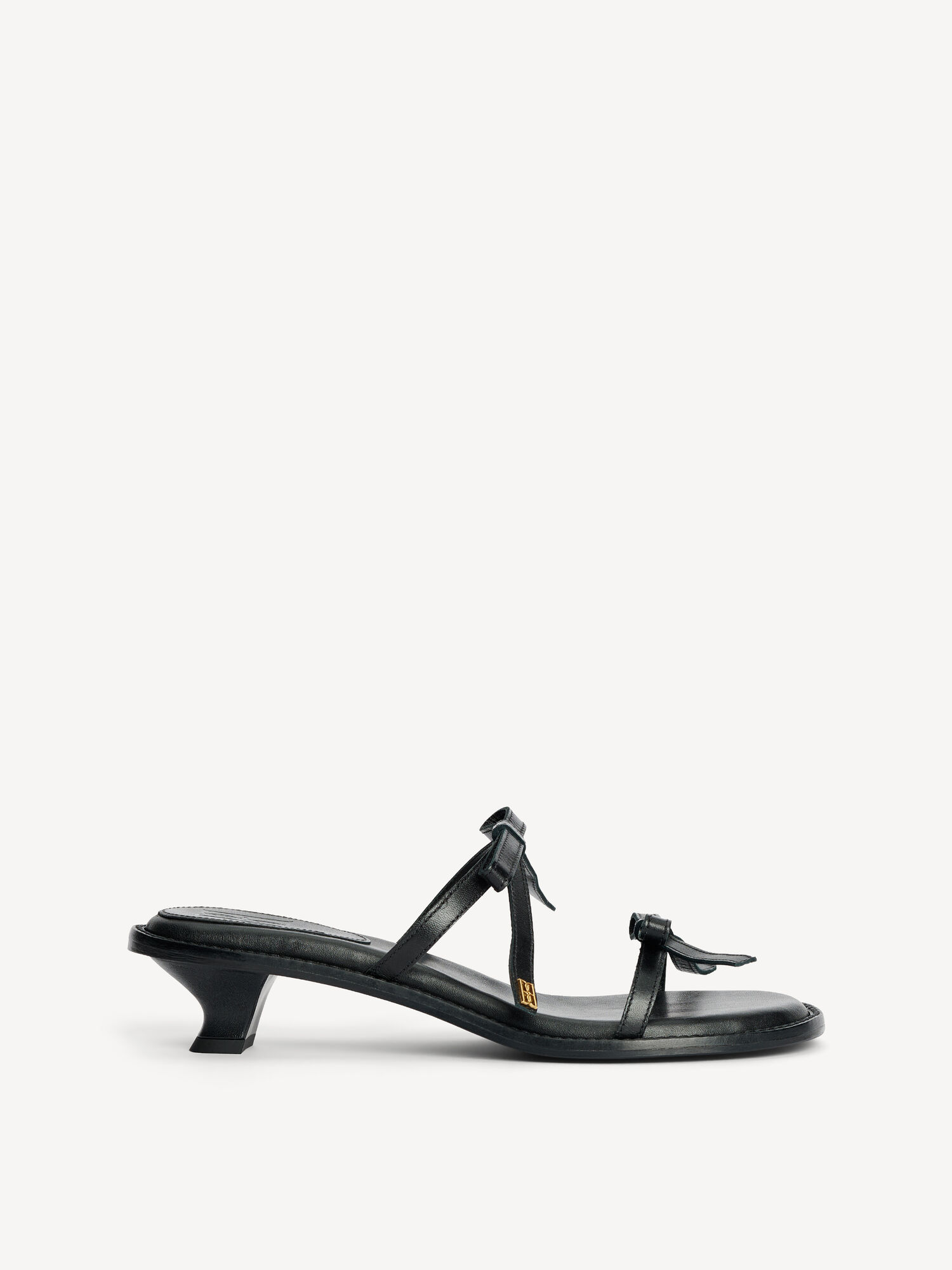 Buty By Malene Birger Tianno Leather Sandals Czarne | PL_BB38507