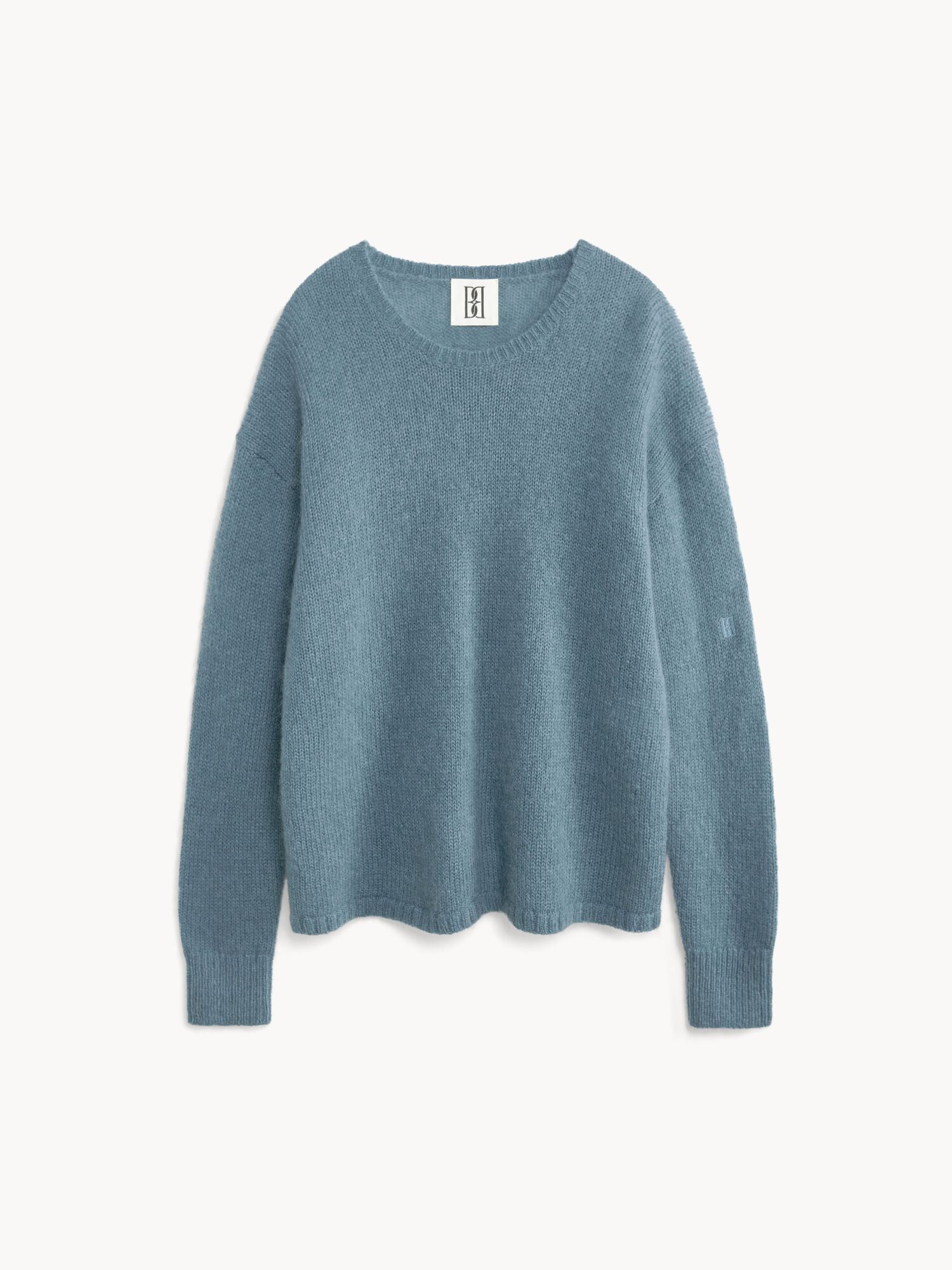 Dzianina By Malene Birger Briella Mohair-blend Sweater Cool Water | PL_BB44266