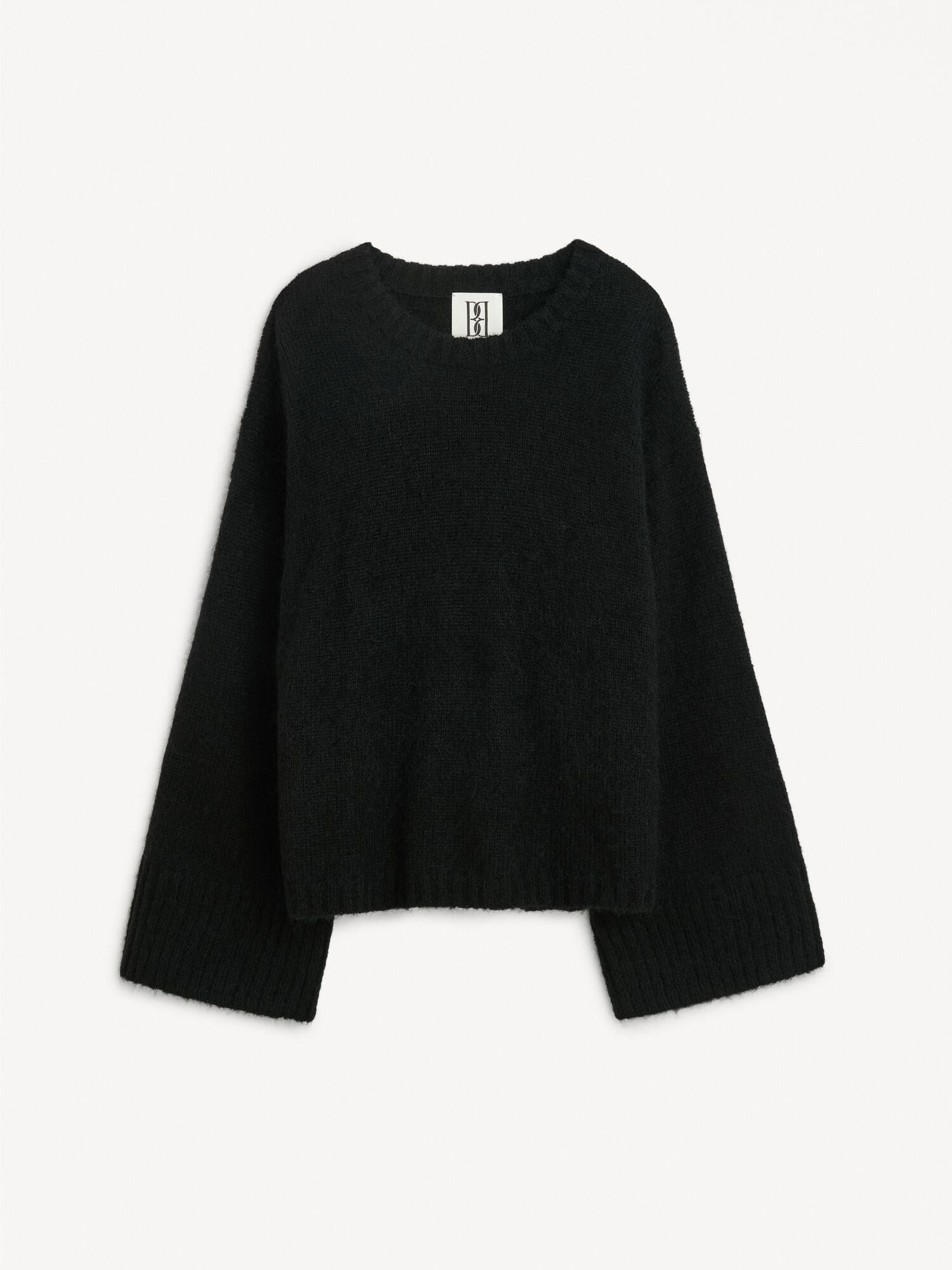 Dzianina By Malene Birger Cierra Sweater Czarne | PL_BB43599