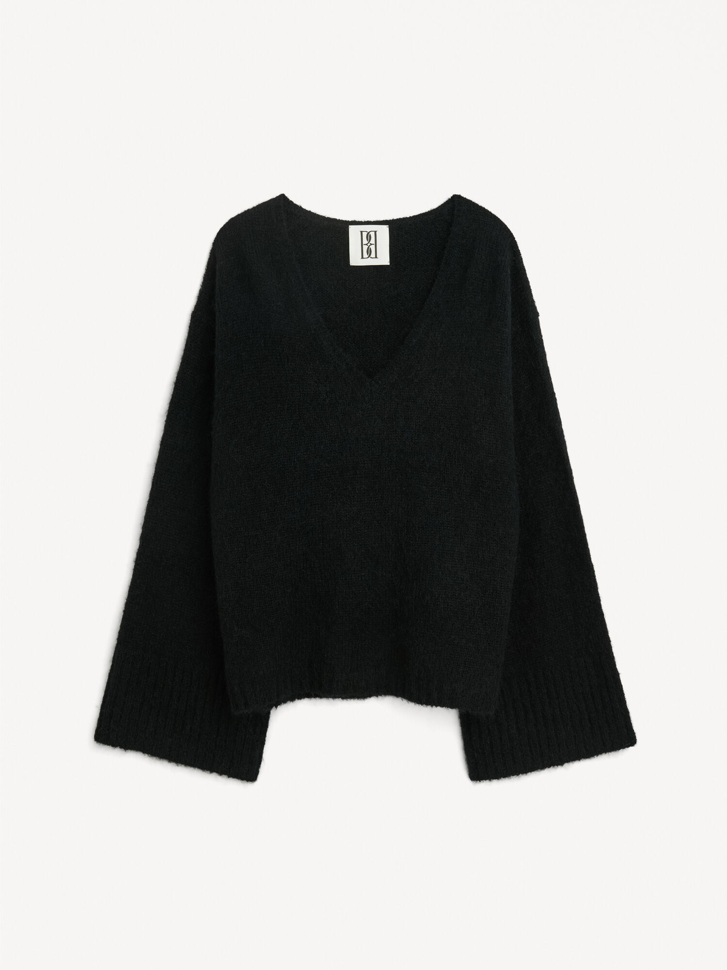 Dzianina By Malene Birger Cimone Sweater Czarne | PL_BB65647