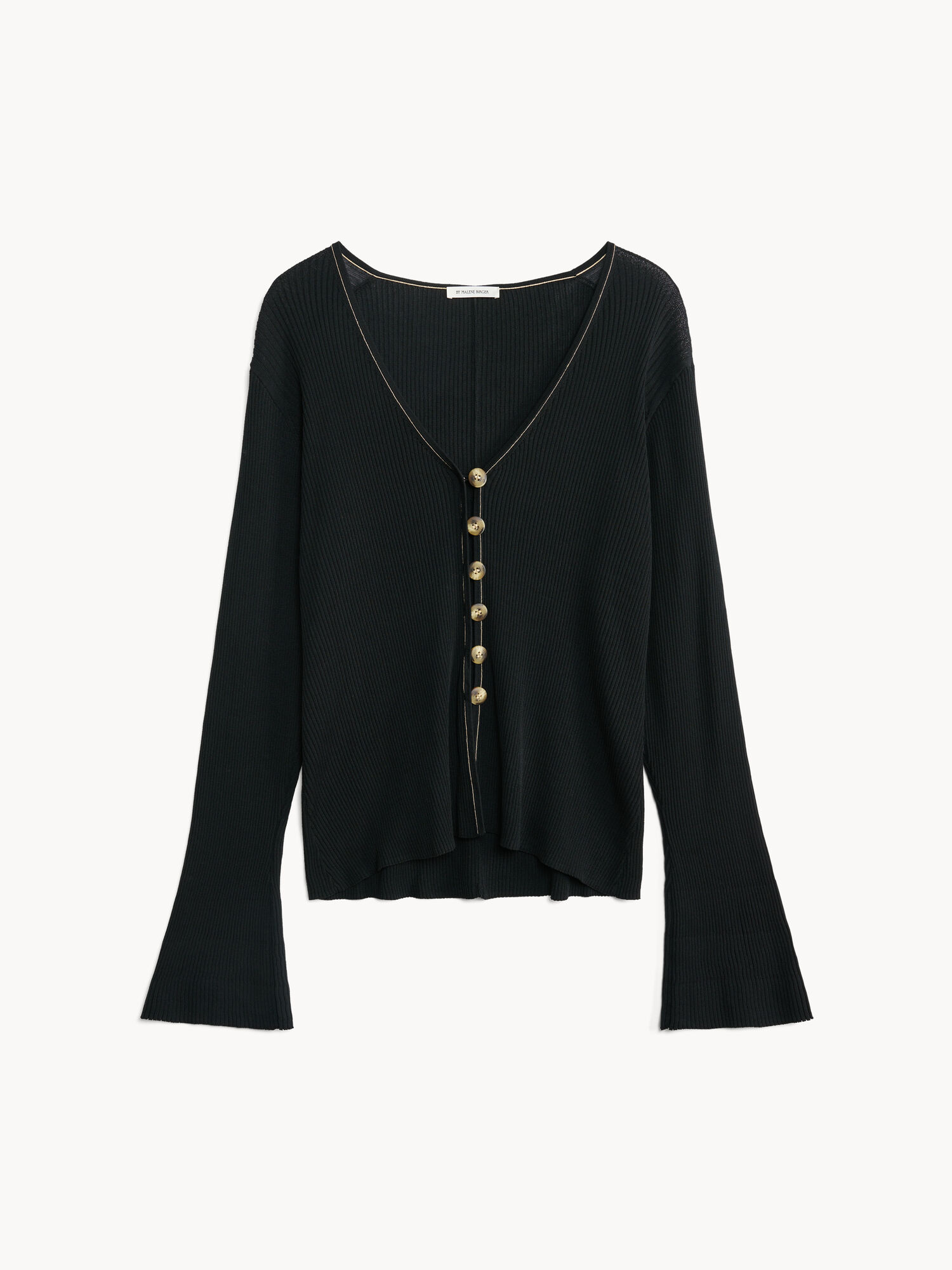 Dzianina By Malene Birger Cirella Cardigan Czarne | PL_BB52398