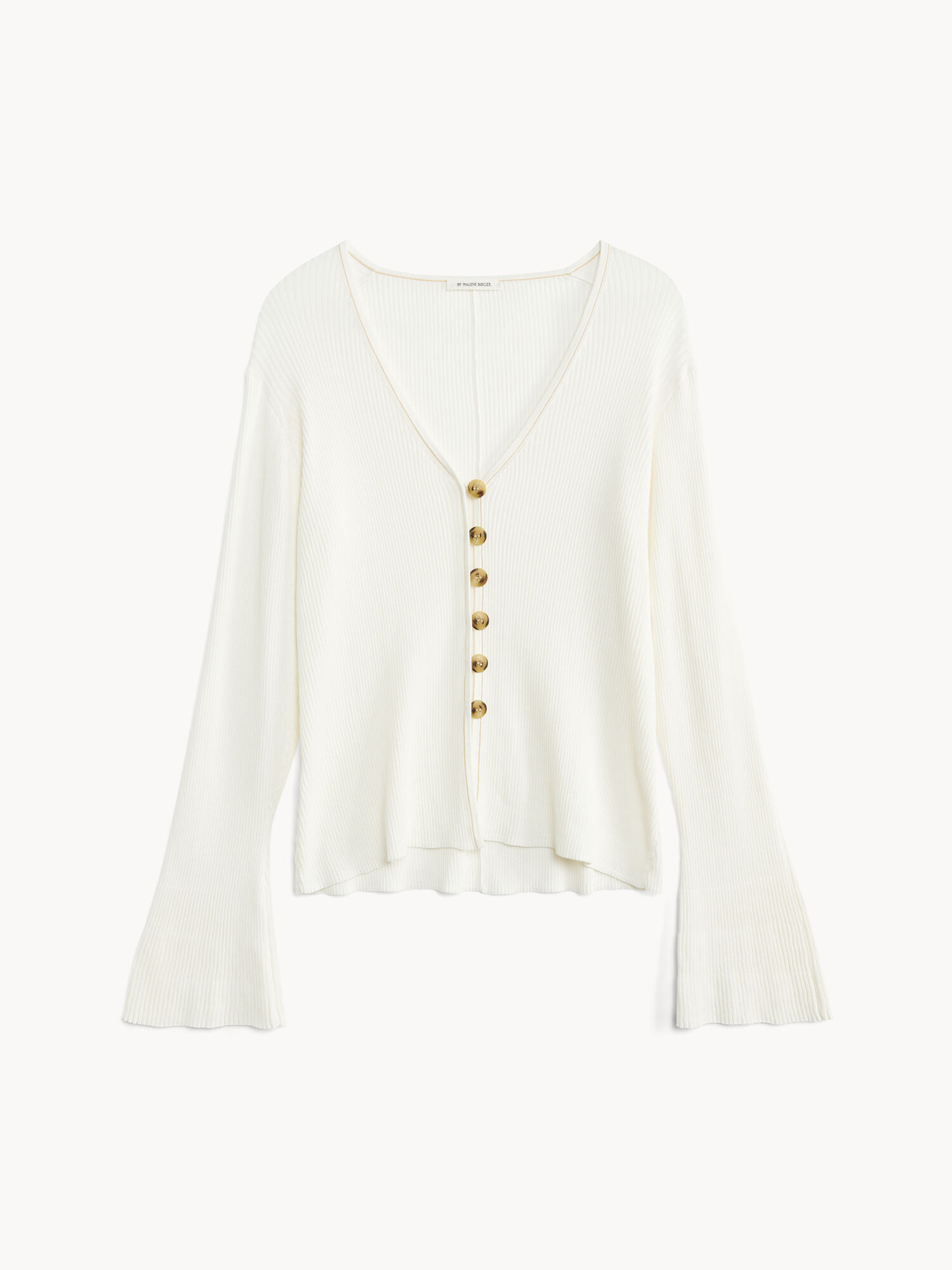 Dzianina By Malene Birger Cirella Cardigan Białe | PL_BB99672