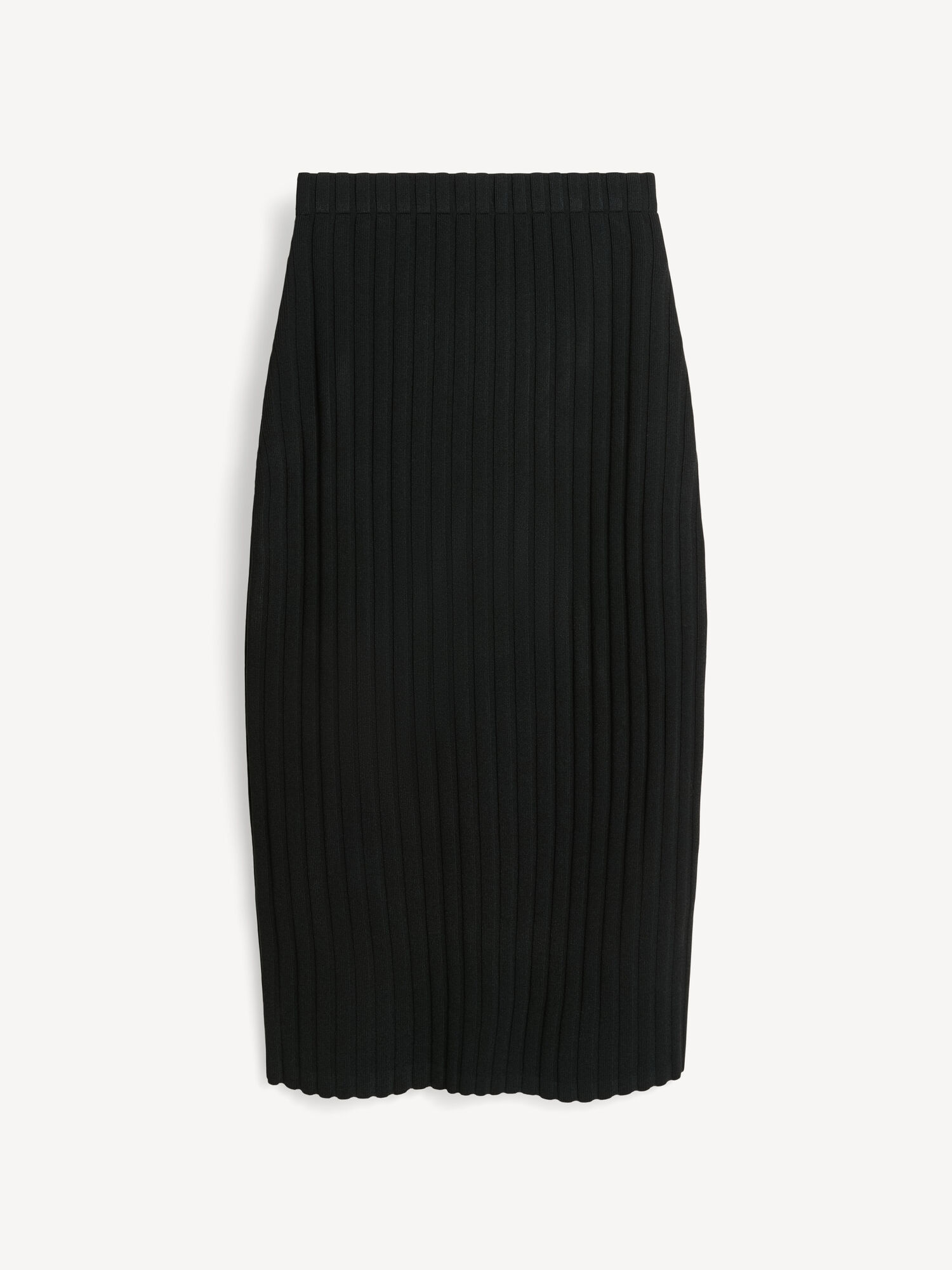 Dzianina By Malene Birger Fiemme Midi Skirt Czarne | PL_BB10113