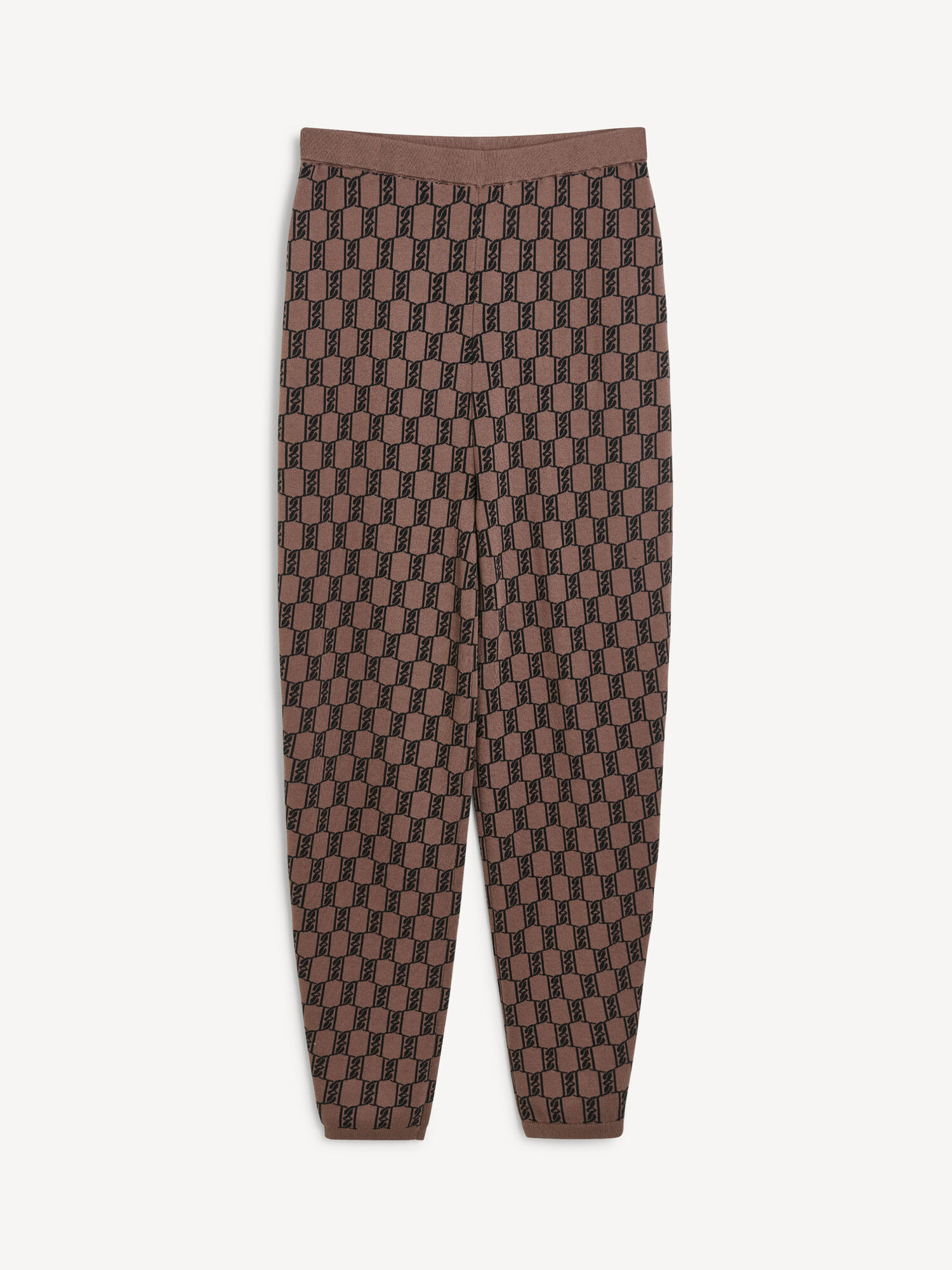 Dzianina By Malene Birger Hali Knitted Sweatpants Ciemny | PL_BB83419