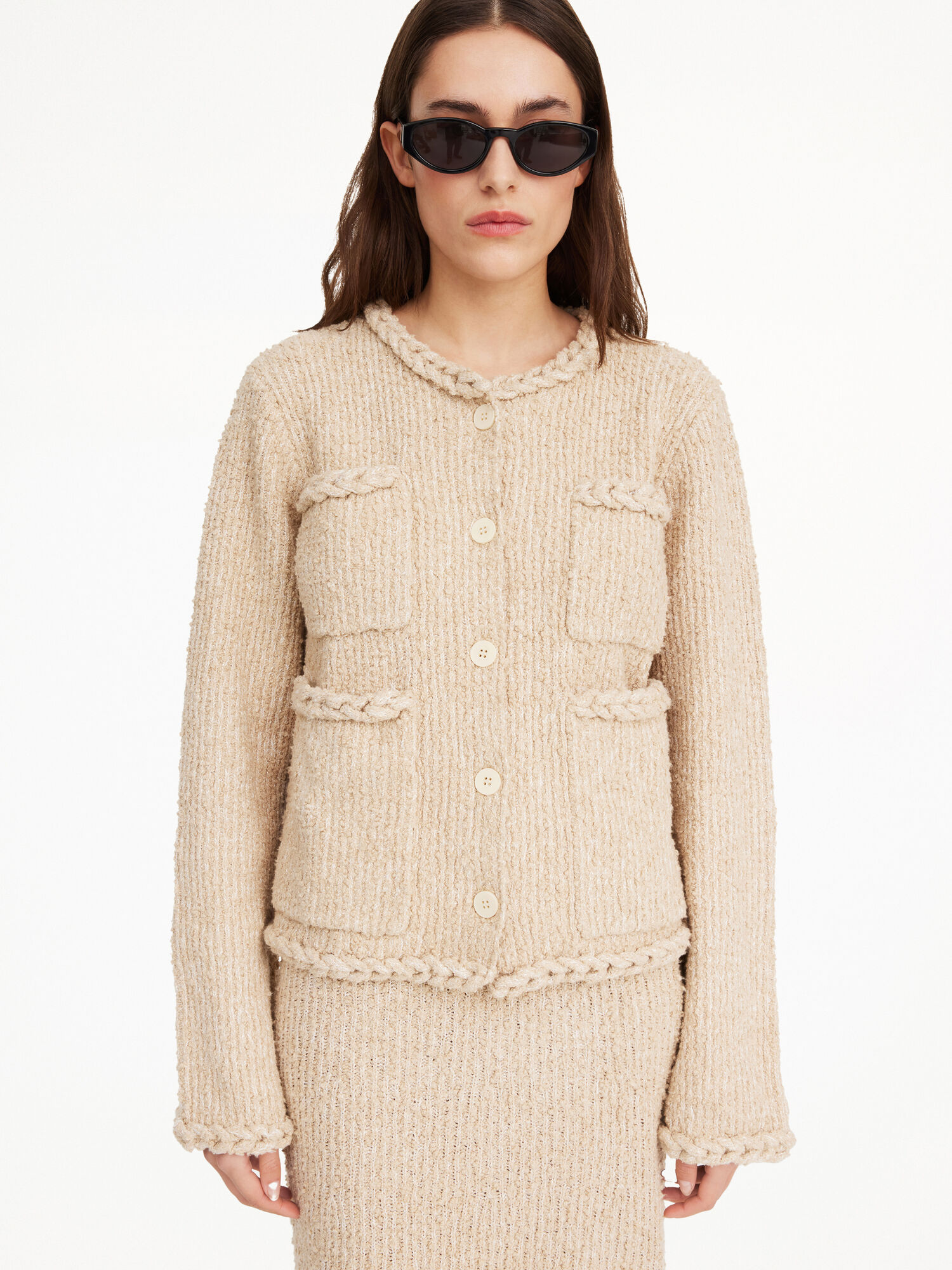 Dzianina By Malene Birger Mariko Cardigan Tehina | PL_BB10983