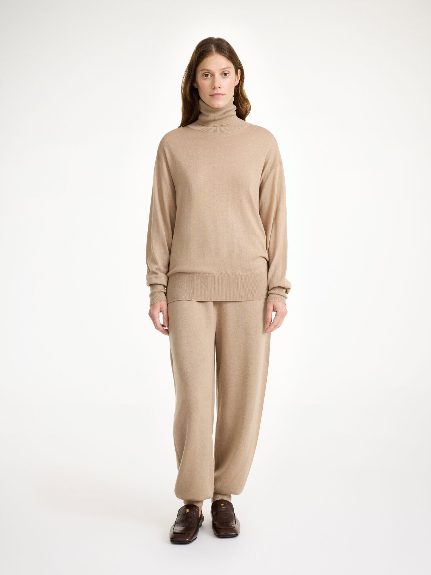 Dzianina By Malene Birger Mohsen Turtleneck Sweater Nomad | PL_BB57799