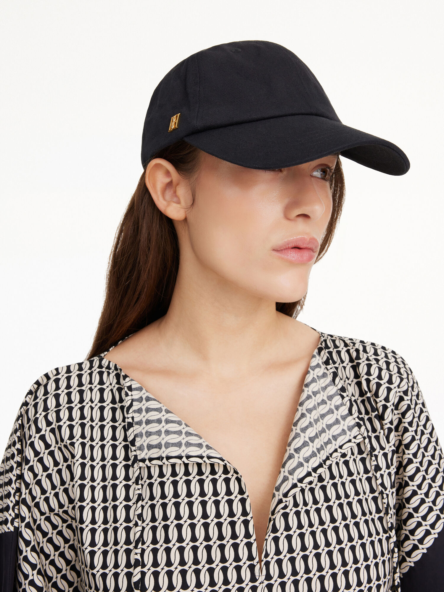 Inne Akcesoria By Malene Birger Aubriela Organic Cotton Hat Czarne | PL_BB75258