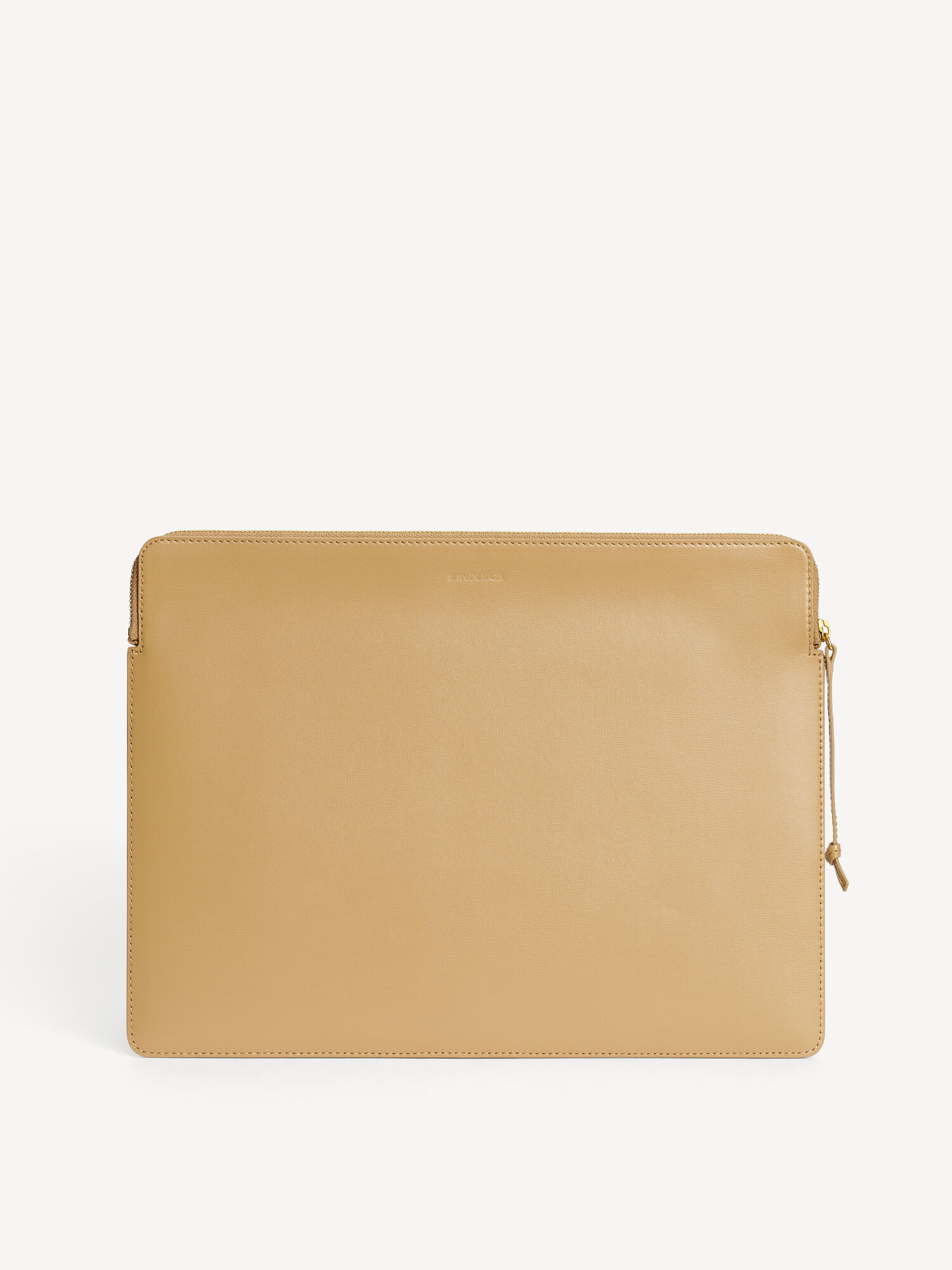 Inne Akcesoria By Malene Birger Aya Leather Laptop Case Sand | PL_BB10910