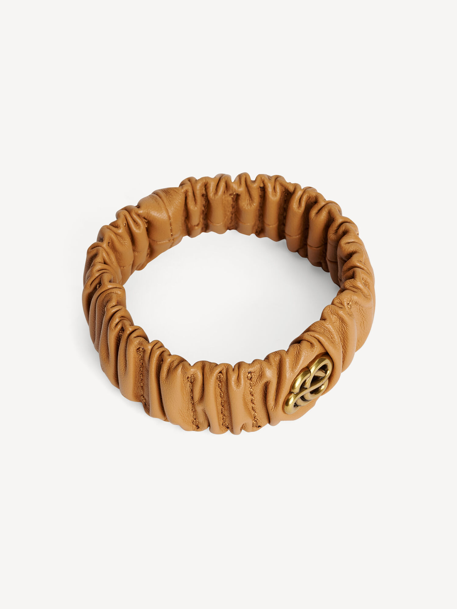 Inne Akcesoria By Malene Birger Evelo Leather Wrist Bands Raw Sugar | PL_BB49314