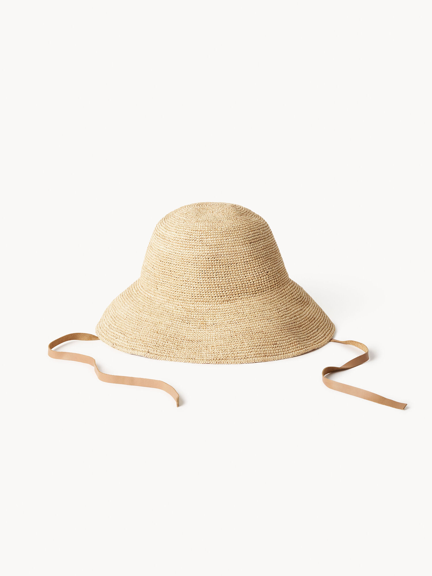 Inne Akcesoria By Malene Birger Rafiah Straw Hat Głęboka | PL_BB90480