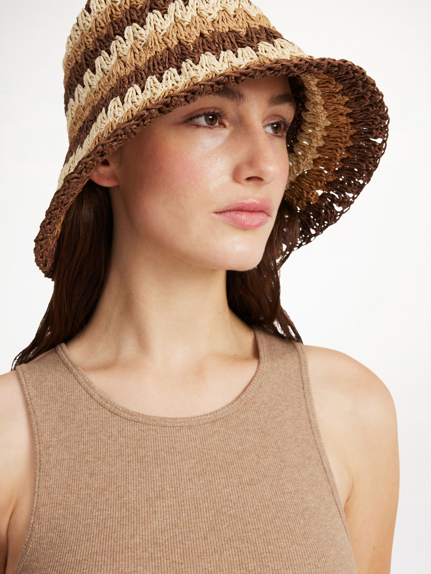 Inne Akcesoria By Malene Birger Strawie Hat Kawa | PL_BB13512