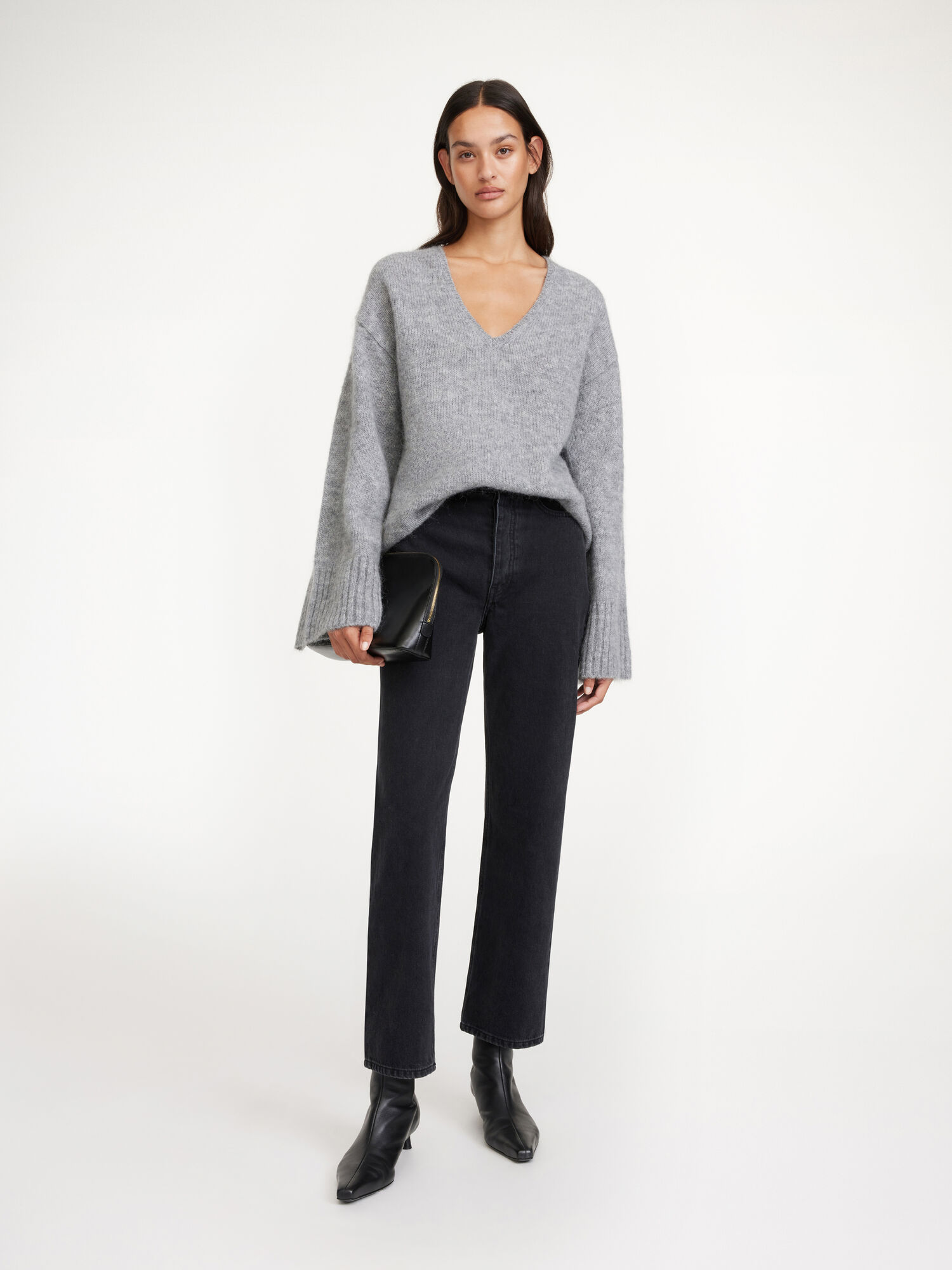 Jeansy By Malene Birger Milium Organic Cotton Czarne | PL_BB51217