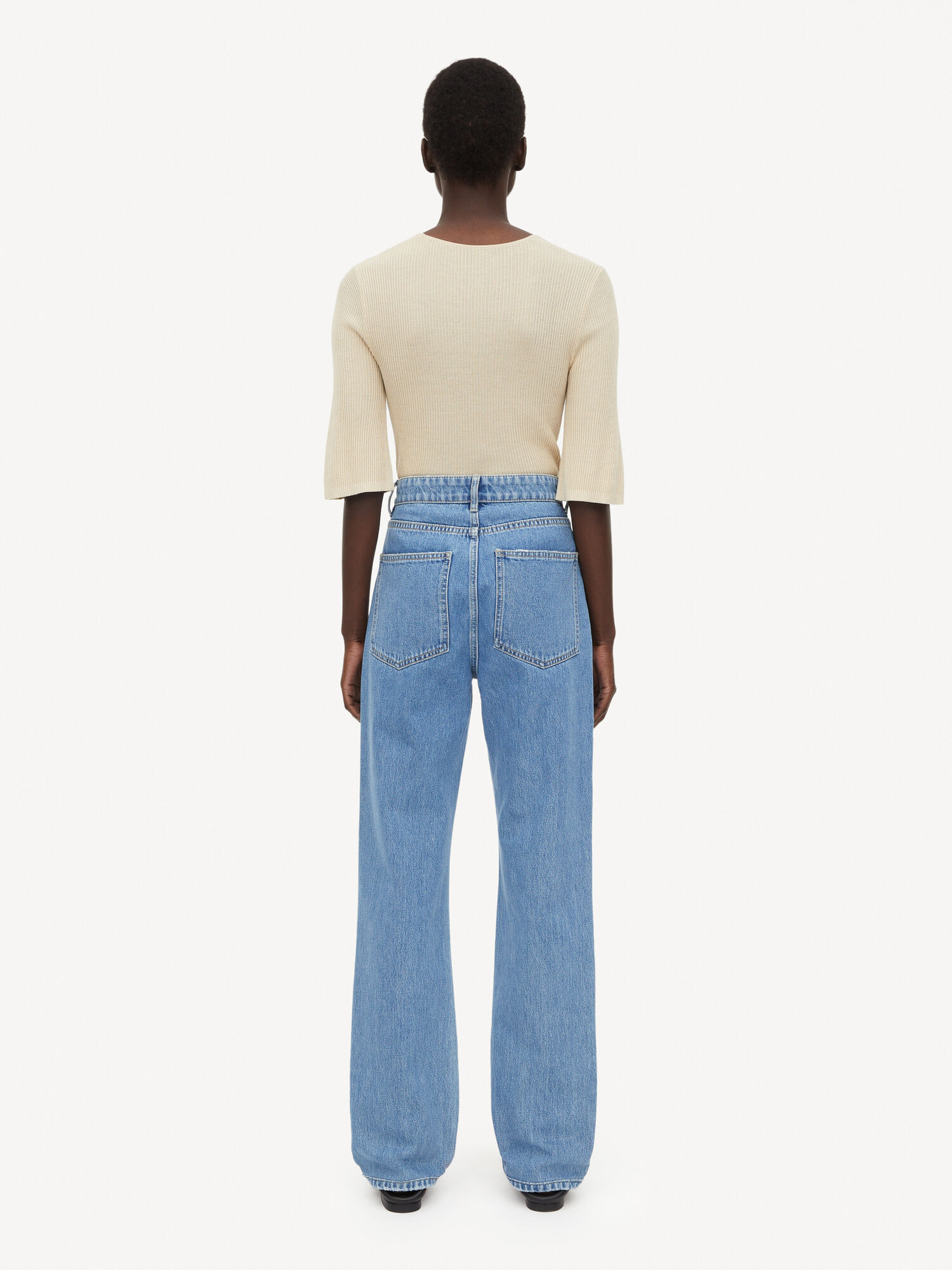 Jeansy By Malene Birger Miliumlo Organic Cotton Niebieskie | PL_BB87132