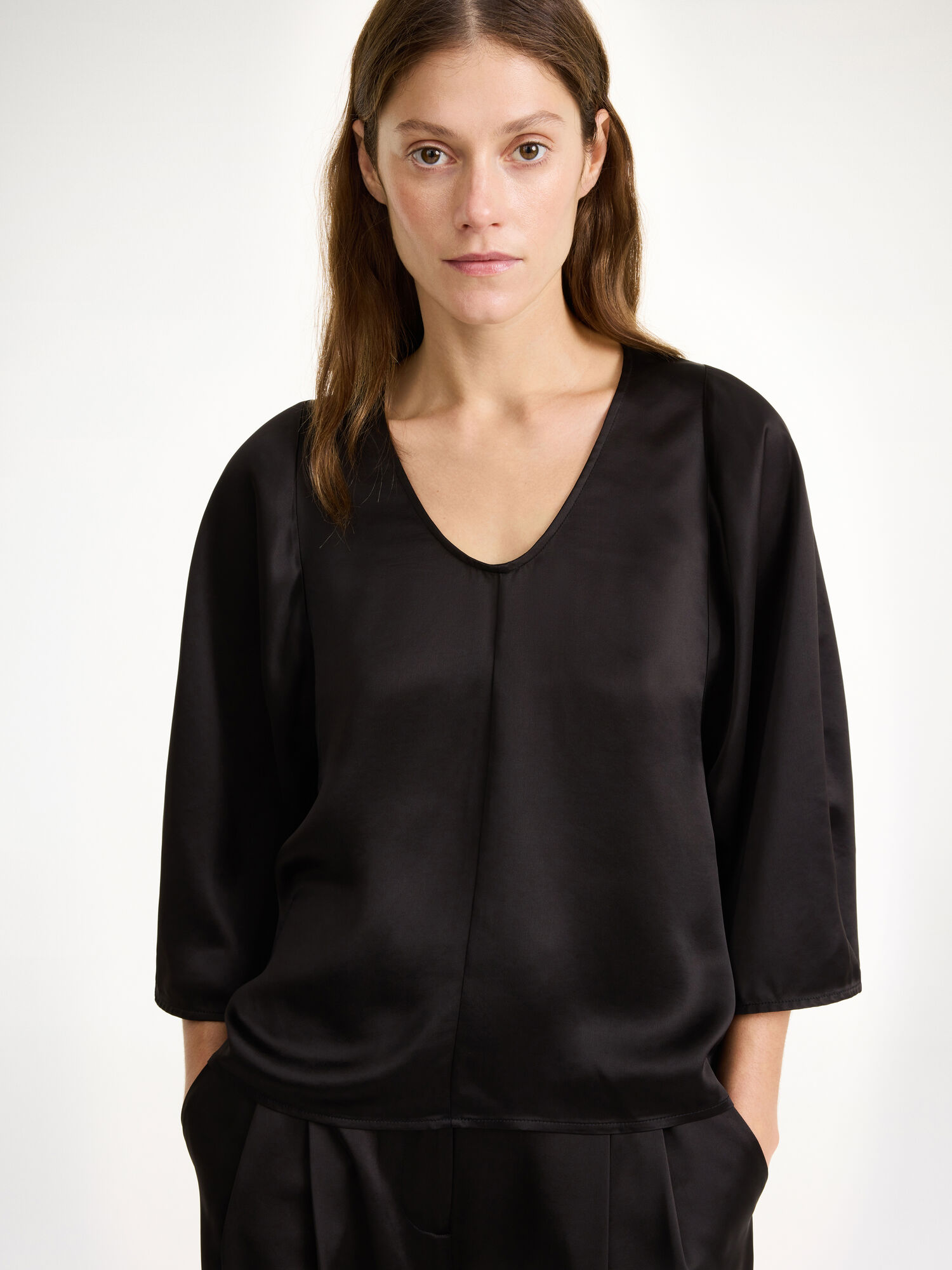 Koszule By Malene Birger Calyas Blouse Czarne | PL_BB64934