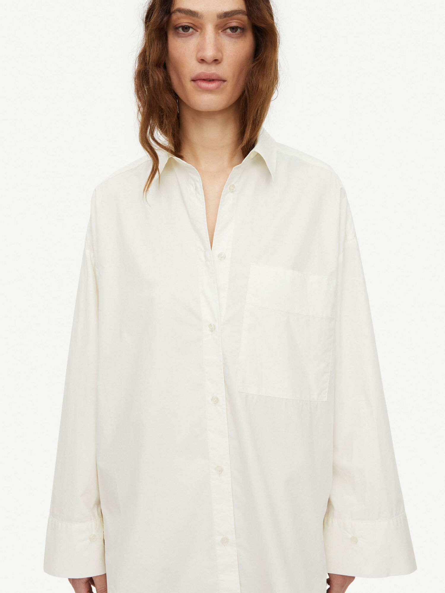 Koszule By Malene Birger Derris Organic Cotton Białe | PL_BB21820