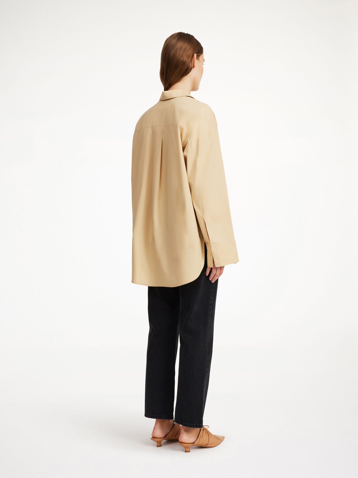 Koszule By Malene Birger Derris Organic Cotton Ciemny | PL_BB62913