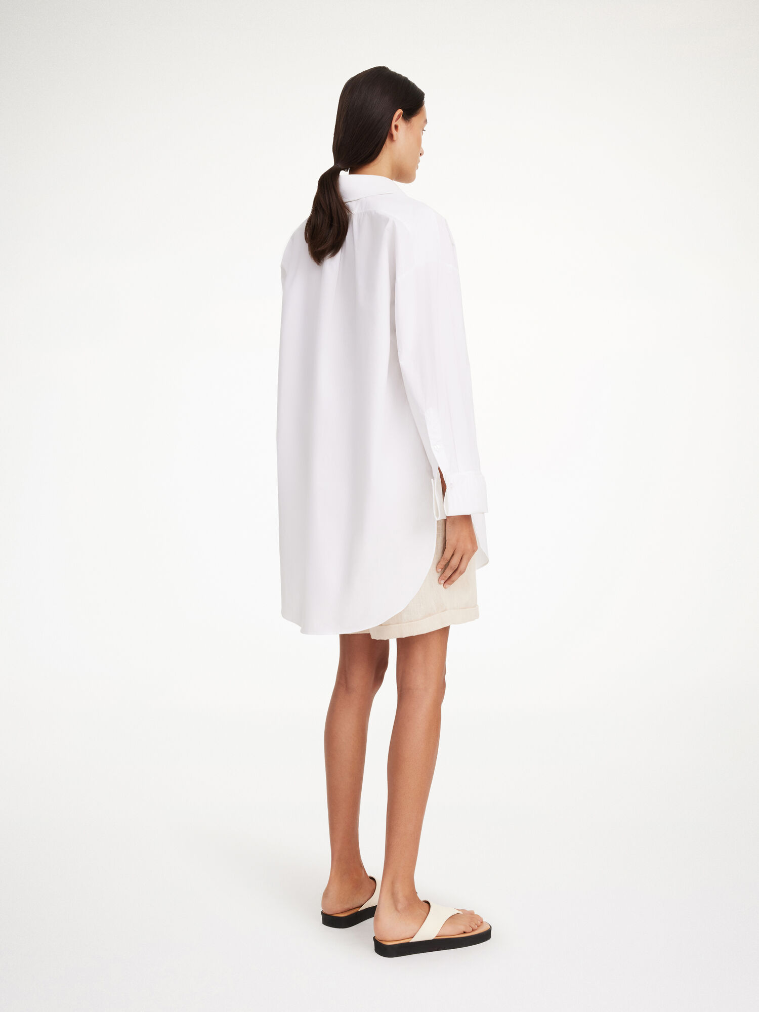 Koszule By Malene Birger Maye Organic Cotton Białe | PL_BB56579