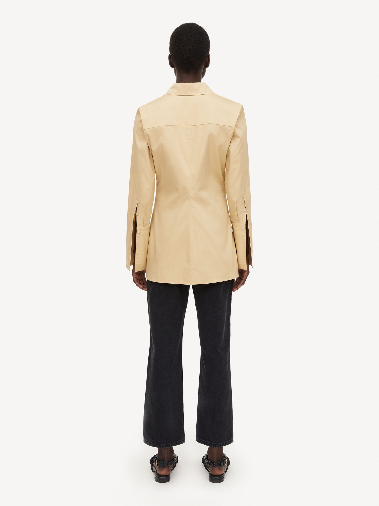 Koszule By Malene Birger Padano Organic Cotton Ciemny | PL_BB61509