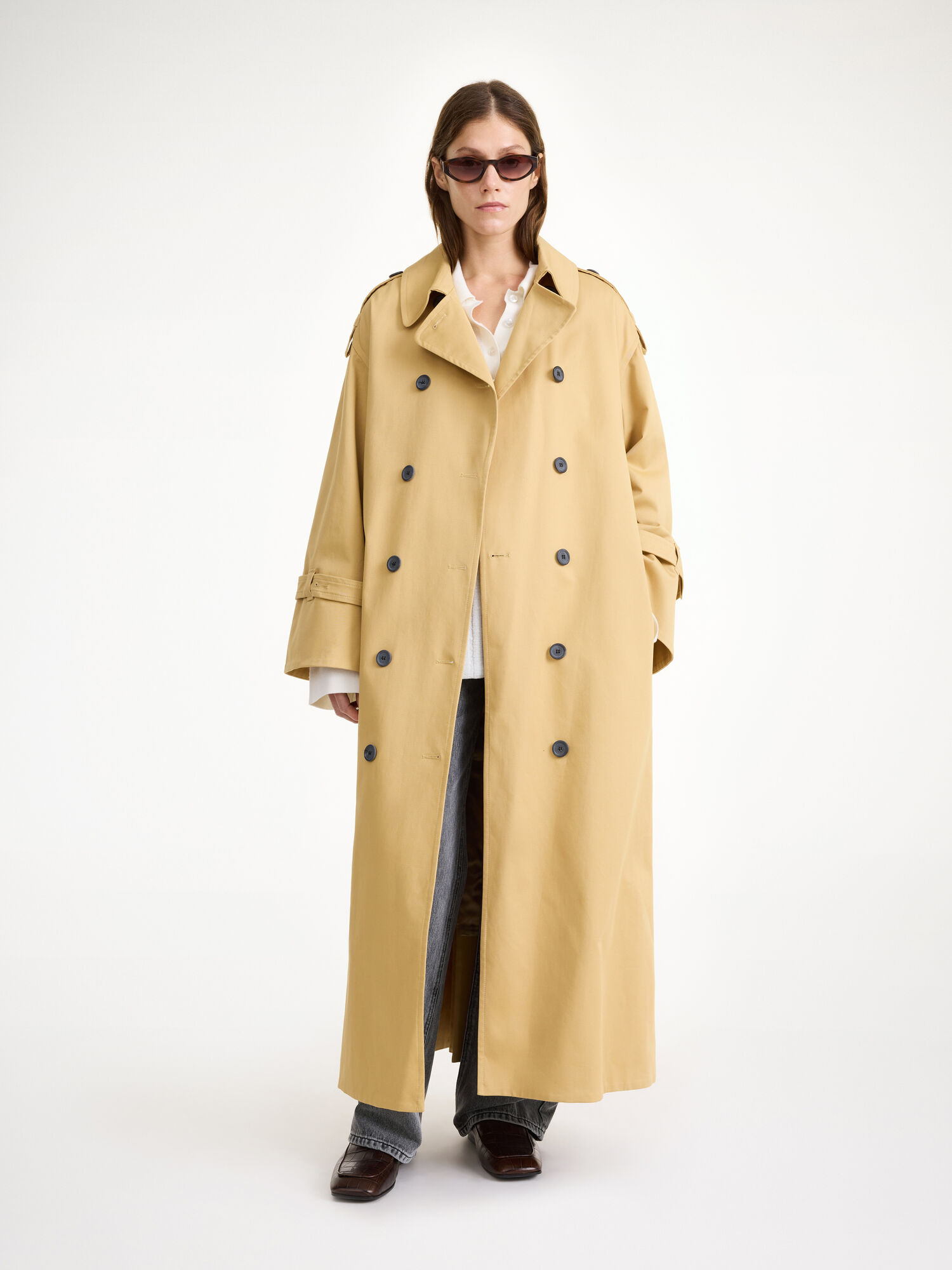 Kurtki By Malene Birger Alanis Trench Beżowe | PL_BB10523