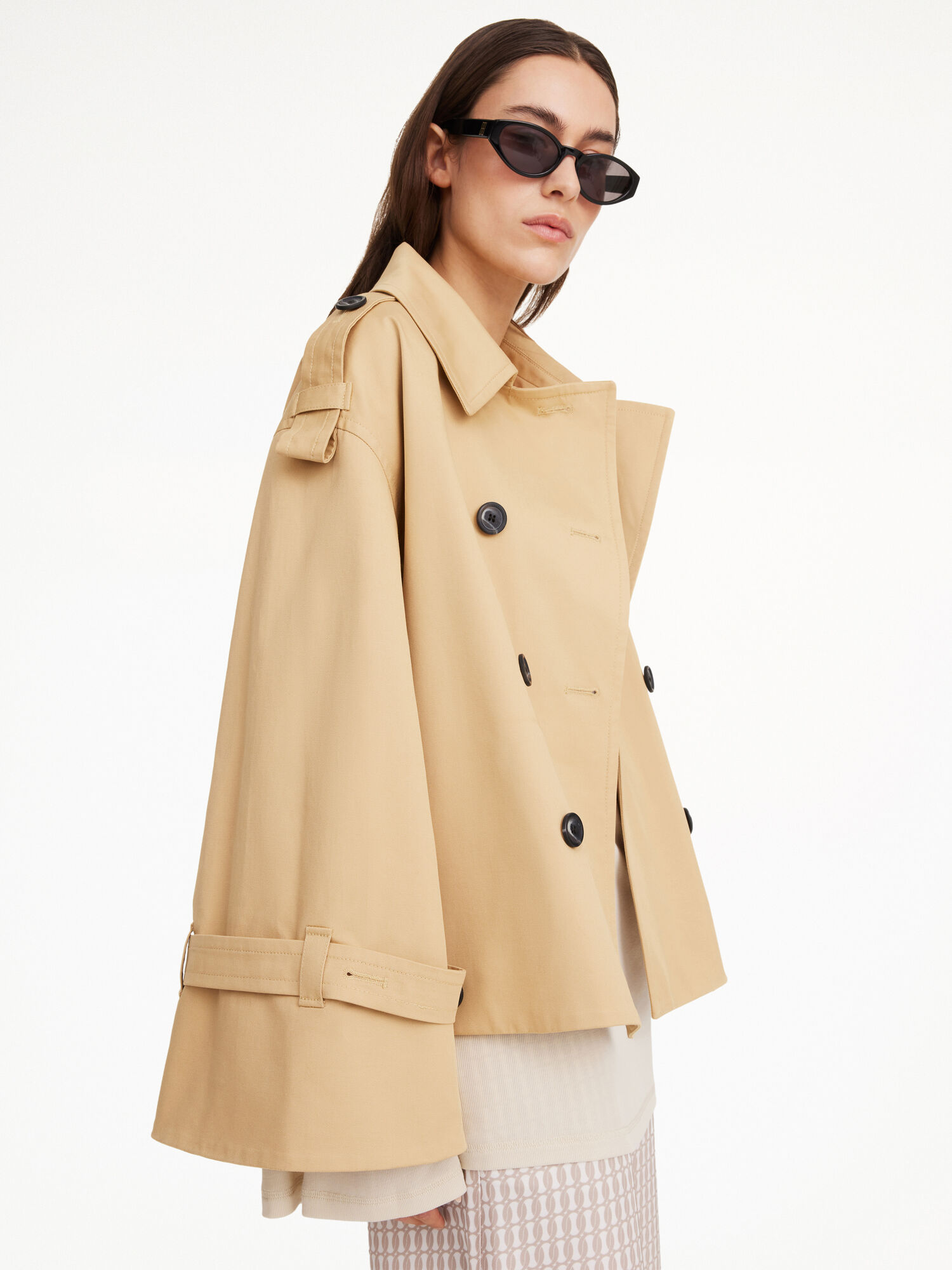 Kurtki By Malene Birger Alisandra Trench Beżowe | PL_BB93663