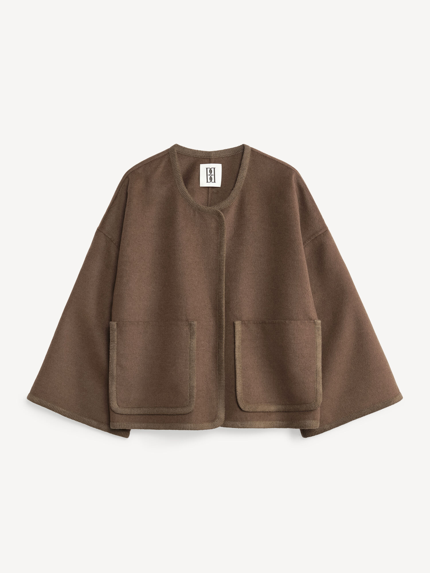 Kurtki By Malene Birger Jacquie Wool Shitake | PL_BB37124