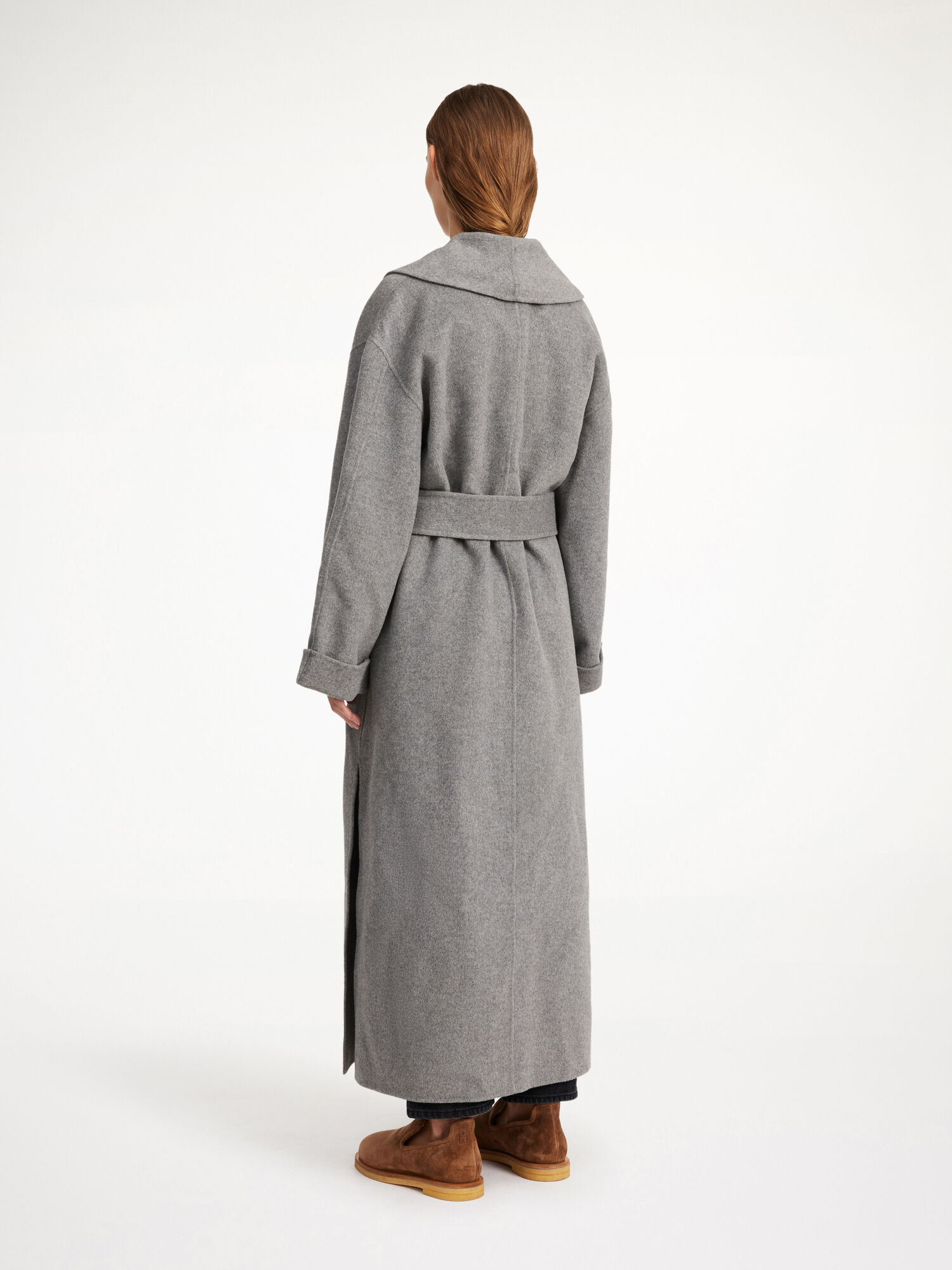 Kurtki By Malene Birger Trullem Wool Szare | PL_BB63848