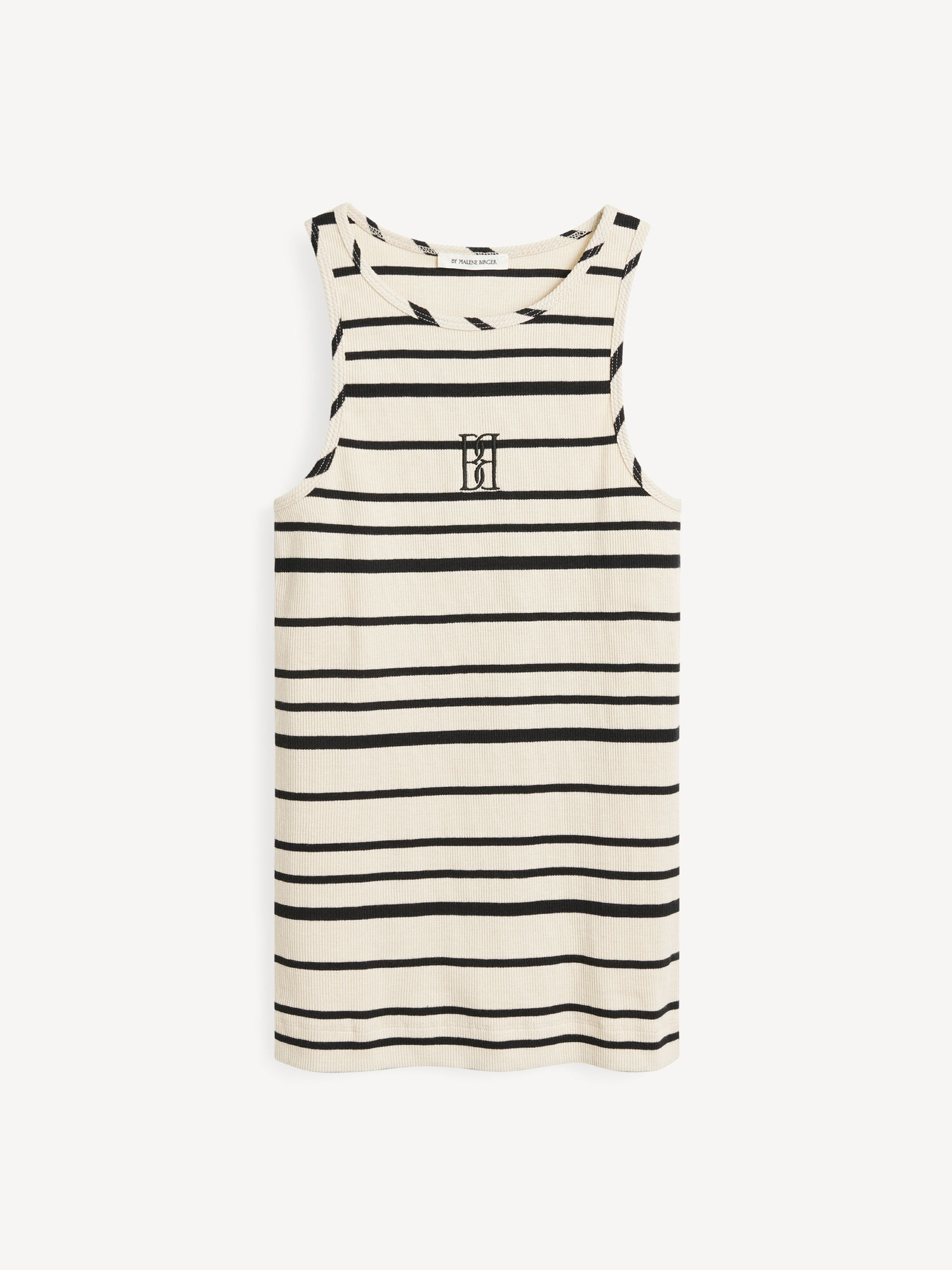 Najfatalniejszy By Malene Birger Amanias Tank Czarne Paski | PL_BB70888