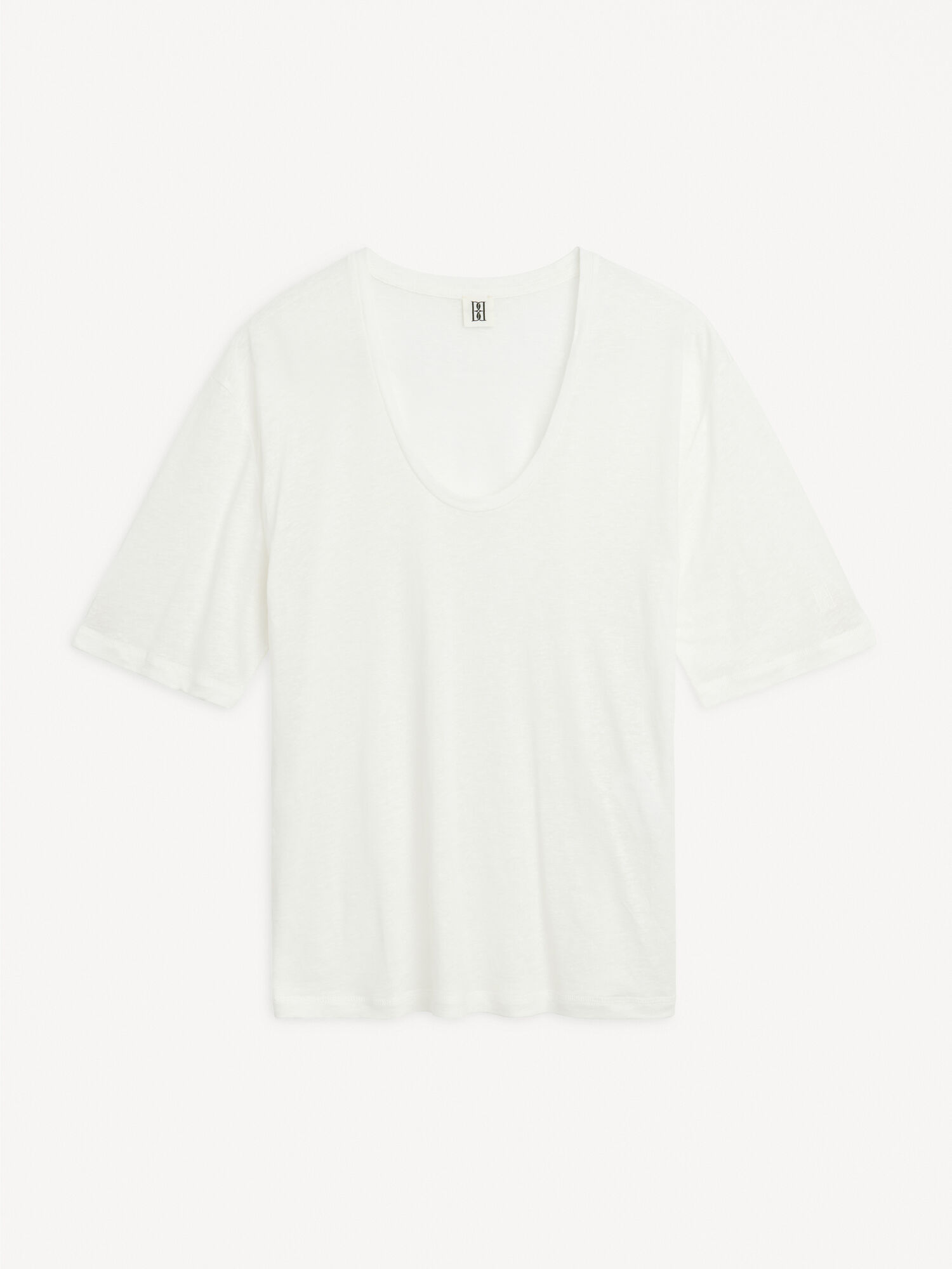 Najfatalniejszy By Malene Birger Amaringa T-shirt Białe | PL_BB32722