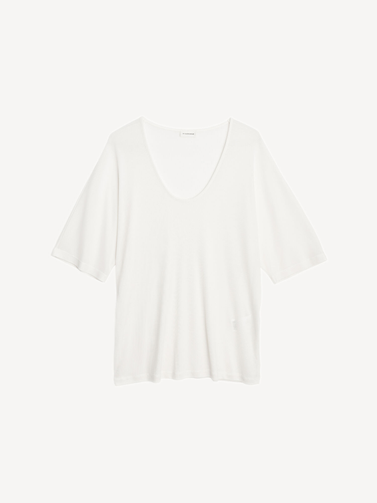 Najfatalniejszy By Malene Birger Cevina Oversized T-shirt Białe | PL_BB39738