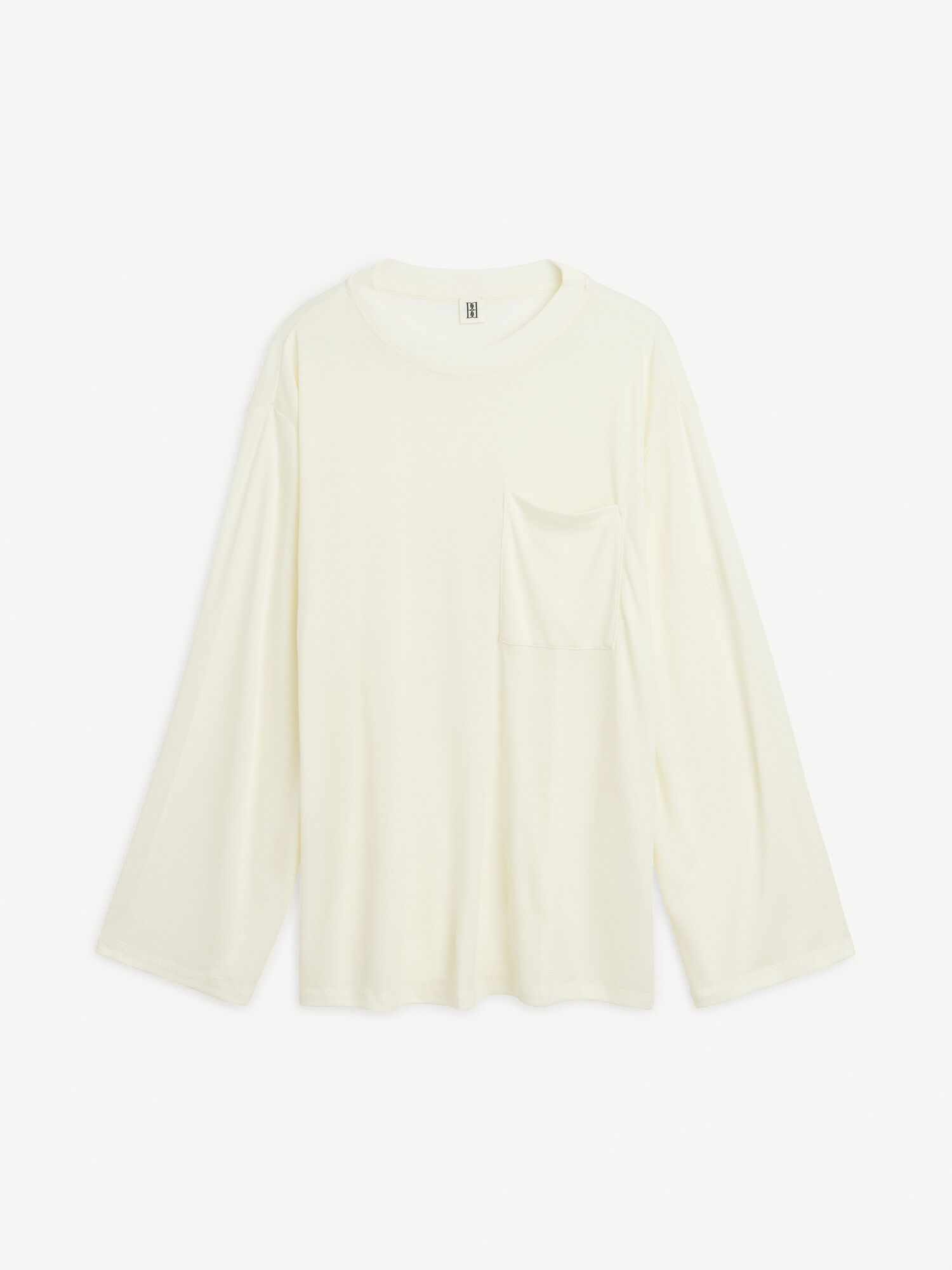 Najfatalniejszy By Malene Birger Fayeh Oversized Longsleeve Białe | PL_BB40014