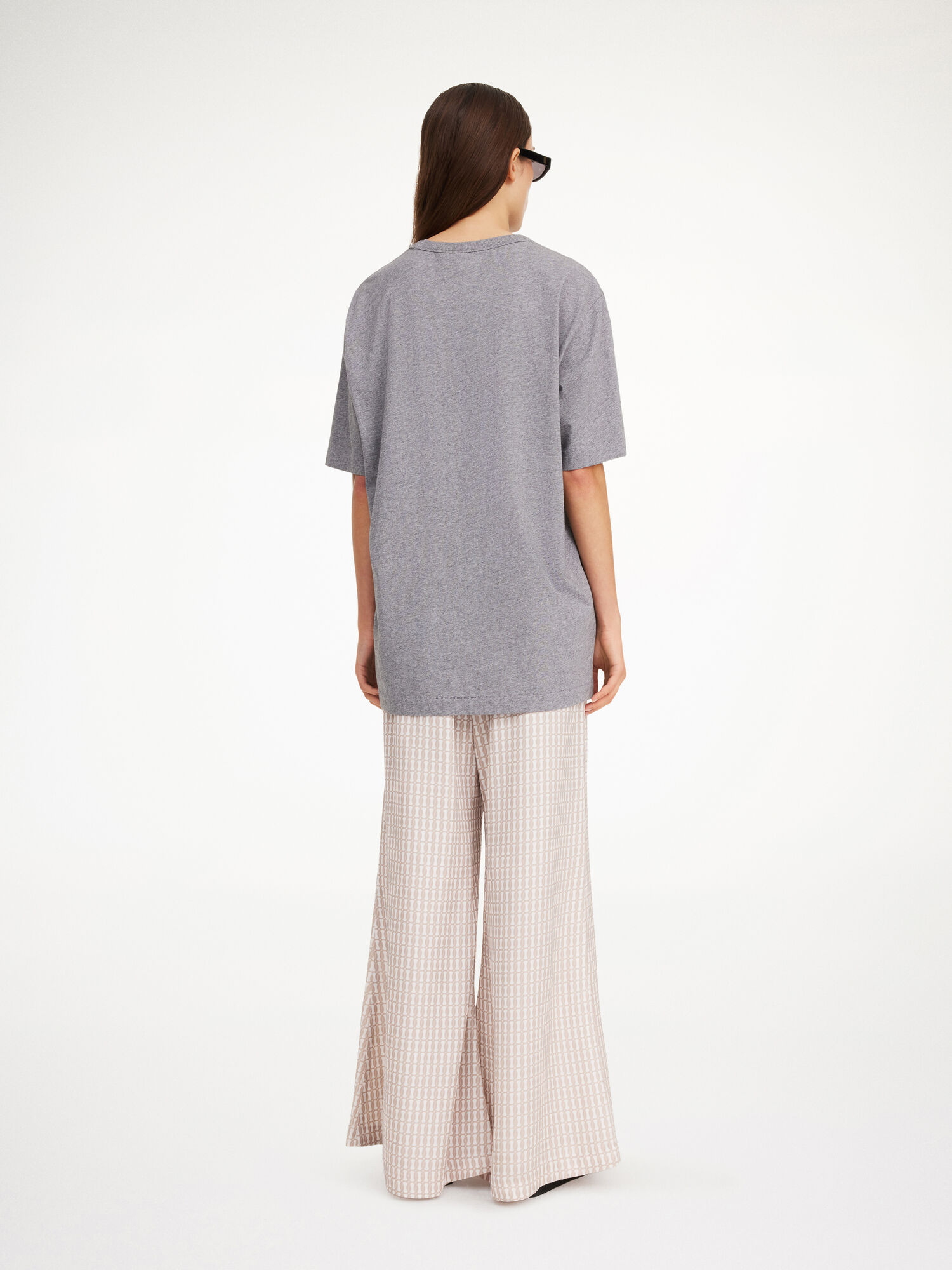 Najfatalniejszy By Malene Birger Fayeh Organic Cotton T-shirt Szare | PL_BB79621