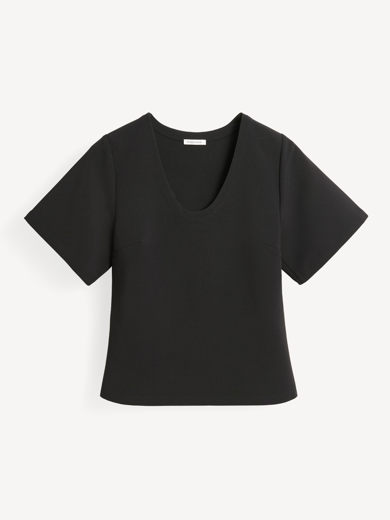 Najfatalniejszy By Malene Birger Lunae T-shirt Czarne | PL_BB44819