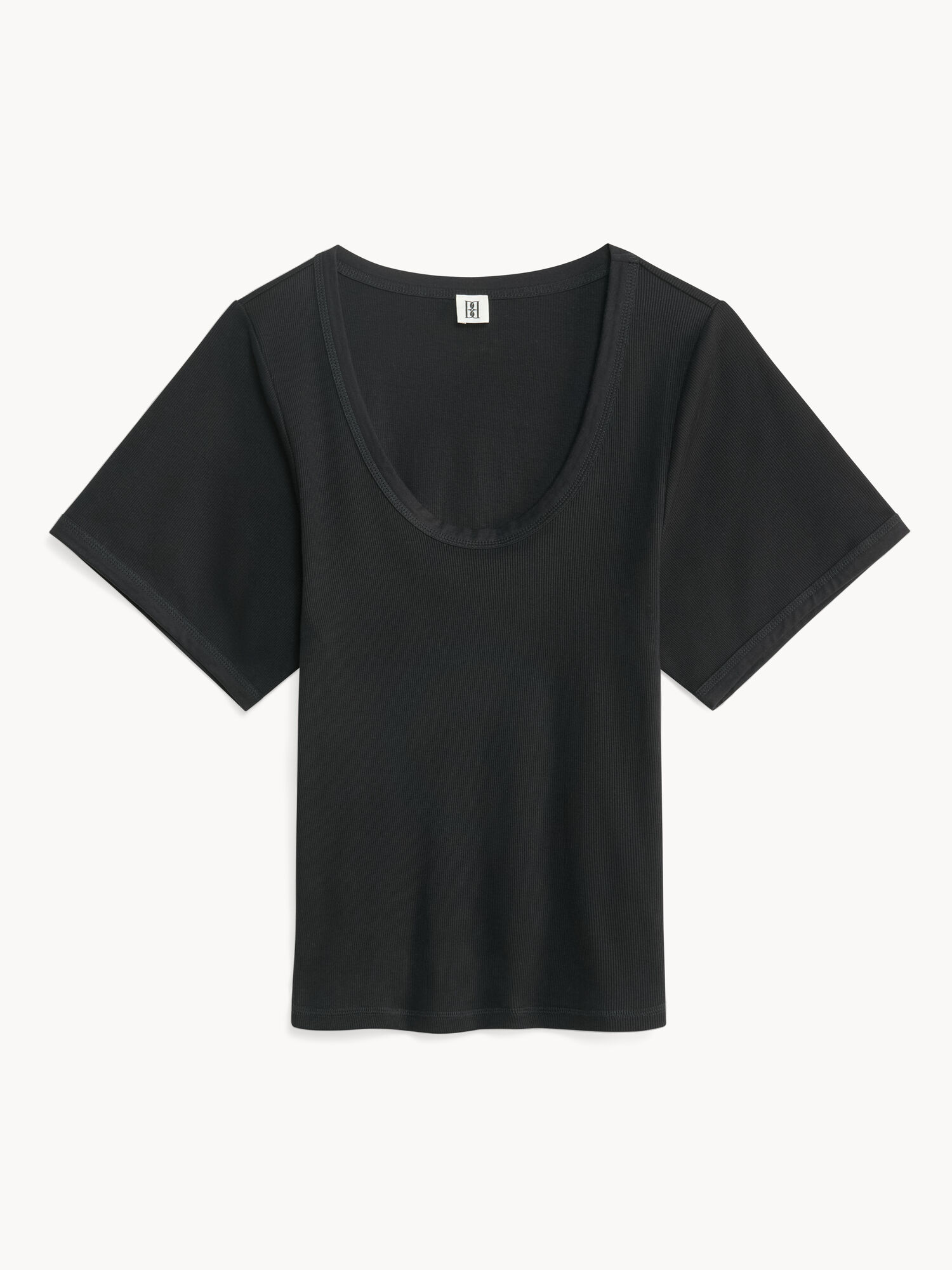 Najfatalniejszy By Malene Birger Lunai T-shirt Czarne | PL_BB47914